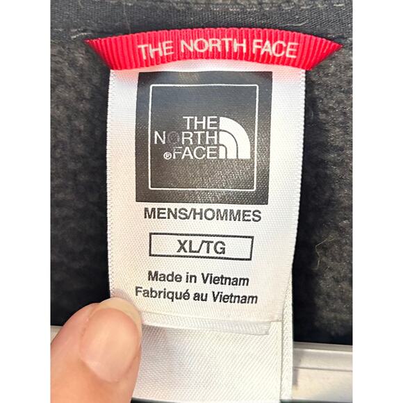 The North Face Men's Full Zip Fleece Jacket Long Sleeves Outdoor Gray Size XL - Picture 8 of 11